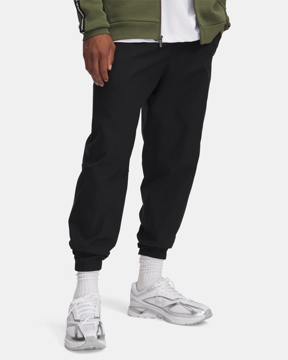 NWT Under Armour UA Icon Woven Men's Joggers in Black size Small
